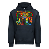 Navy autism awareness butterfly infinity symbol Urban Hoodie - LillyAllenDesigns