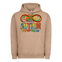 Pigment Burro autism awareness butterfly infinity symbol Urban Hoodie - LillyAllenDesigns