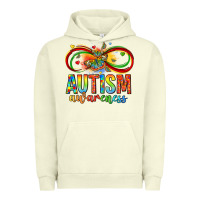 Pigment Pistachio autism awareness butterfly infinity symbol Urban Hoodie - LillyAllenDesigns