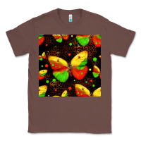 Chestnut juneteenth butterflies seamless pattern Classic Tee - HRA Design Shop