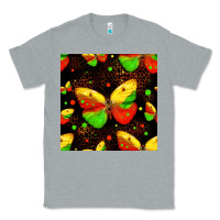 Heather Grey juneteenth butterflies seamless pattern Classic Tee - HRA Design Shop