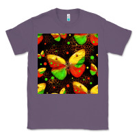 Lavender juneteenth butterflies seamless pattern Classic Tee - HRA Design Shop
