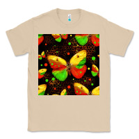 Juneteenth Butterflies Seamless Pattern Classic Tee | Teevron