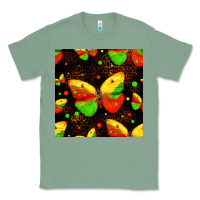 Sage juneteenth butterflies seamless pattern Classic Tee - HRA Design Shop