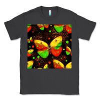 Smoke juneteenth butterflies seamless pattern Classic Tee - HRA Design Shop