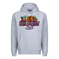 Heather Grey small town big spirit basketball Premium Hoodie - NancyCooperArtShop