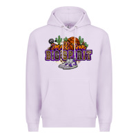 Lilac small town big spirit basketball Premium Hoodie - NancyCooperArtShop