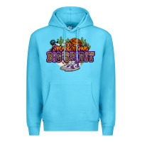 Ocean Blue small town big spirit basketball Premium Hoodie - NancyCooperArtShop