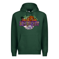 Sports Green small town big spirit basketball Premium Hoodie - NancyCooperArtShop