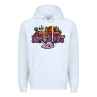 White small town big spirit basketball Premium Hoodie - NancyCooperArtShop