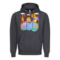 Smoke custom name summer beach toys Zipper Hoodie - JahusDesignShop