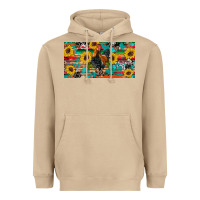 Mushroom western coop animals rooster sunflowers cowhide wooden serape glitter Heavyweight Hoodie - Artiststas