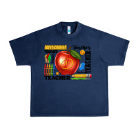 Navy teacher Urban Heavy Tee - texasbilliewilder