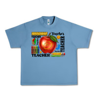 Pebble Blue teacher Urban Heavy Tee - texasbilliewilder