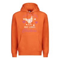 Carrot Just A Girl Who Love Chickens Premium Hoodie - Bettercallsaul