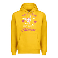 Lemon Just A Girl Who Love Chickens Premium Hoodie - Bettercallsaul