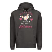 Smoke Just A Girl Who Love Chickens Premium Hoodie - Bettercallsaul