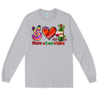 Moon Dust peace love wine Long Sleeve Tee - AdoDesignShop