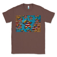 Chestnut 4th of july stars skinny metal can holder Classic Tee - HRA Design Shop