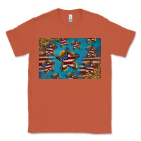 Copper 4th of july stars skinny metal can holder Classic Tee - HRA Design Shop