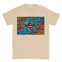 Mushroom 4th of july stars skinny metal can holder Classic Tee - HRA Design Shop