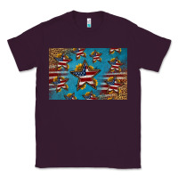 Plum 4th of july stars skinny metal can holder Classic Tee - HRA Design Shop