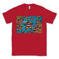Red 4th of july stars skinny metal can holder Classic Tee - HRA Design Shop