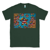 Sports Green 4th of july stars skinny metal can holder Classic Tee - HRA Design Shop
