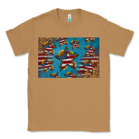 Toasted Coconut 4th of july stars skinny metal can holder Classic Tee - HRA Design Shop