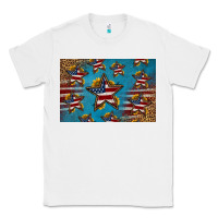 White 4th of july stars skinny metal can holder Classic Tee - HRA Design Shop