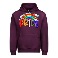 Mauve Wine pride Urban Hoodie - LillyAllenDesigns
