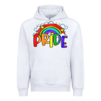 White pride Urban Hoodie - LillyAllenDesigns