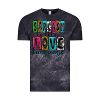 Cloud Black sarcasm is my love language Vintage Tee - Zillion Design Studio