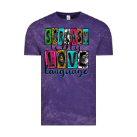 Cloud Purple sarcasm is my love language Vintage Tee - Zillion Design Studio