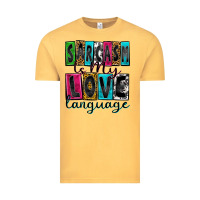 Vintage Mustard sarcasm is my love language Vintage Tee - Zillion Design Studio
