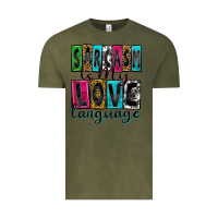 Vintage Olive sarcasm is my love language Vintage Tee - Zillion Design Studio