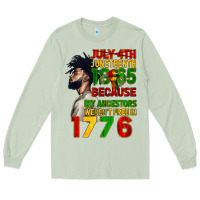 Matcha July 4th Juneteenth 1865 Long Sleeve Tee - CowGirlArtShop