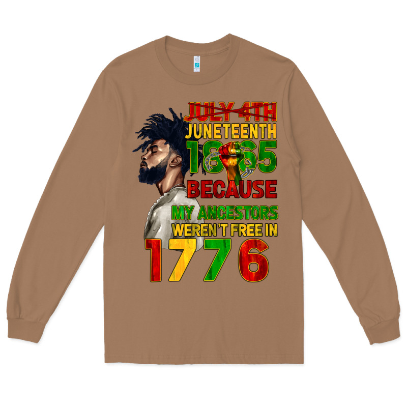 July 4th Juneteenth 1865 Long Sleeve Tee by CowGirlArtShop | Teevron
