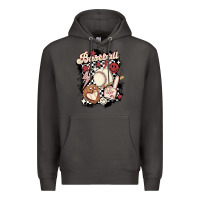 Smoke checkered retro baseball Premium Hoodie - MaliasSmallBusiness