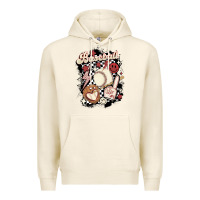 Tofu checkered retro baseball Premium Hoodie - MaliasSmallBusiness