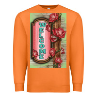 Carrot Western Red Roses Welcome Premium Sweatshirt - LillyAllenDesigns