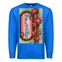 True Royal Western Red Roses Welcome Premium Sweatshirt - LillyAllenDesigns