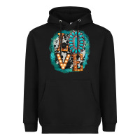 Black love western Heavyweight Hoodie - AdoDesignShop