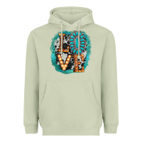 Matcha love western Heavyweight Hoodie - AdoDesignShop