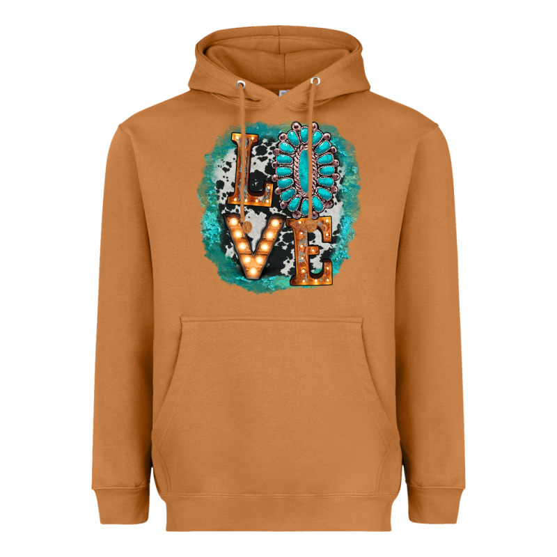 Love Western Heavyweight Hoodie by AdoDesignShop | Teevron