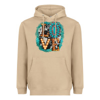 Mushroom love western Heavyweight Hoodie - AdoDesignShop