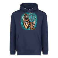 Navy love western Heavyweight Hoodie - AdoDesignShop