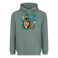 Sage love western Heavyweight Hoodie - AdoDesignShop