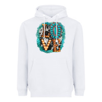 White love western Heavyweight Hoodie - AdoDesignShop