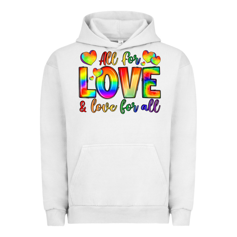 All For Love And Love For Love Urban Hoodie by LillyAllenDesigns | Teevron